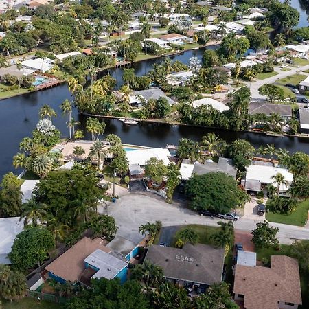 Central Waterfront Villa Salt Wtr Pool Near Beach Fort Lauderdale Exterior photo